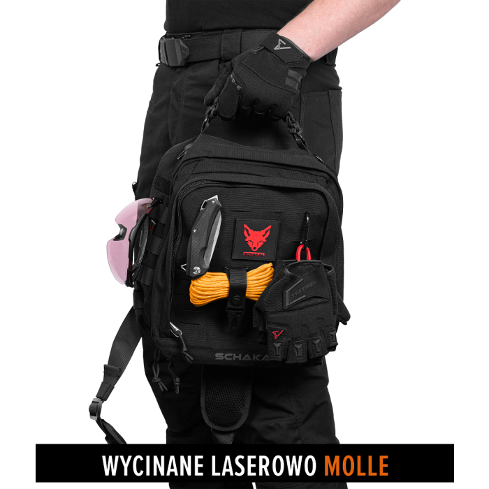 Torba AceTechnik Schakal na broń i słuchawki - czarna